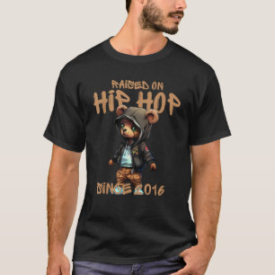 Camiseta Oso de hip hop que celebra el hip hop desde 2016