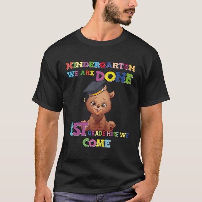 Camiseta Oso de inscripción escolar (Anverso)