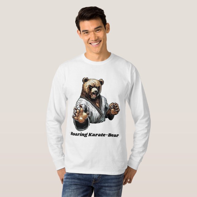 Camiseta "Oso de Karate ruidoso" (Anverso completo)