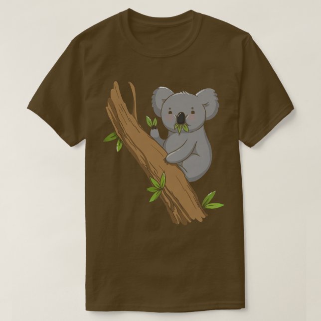 Camiseta Oso de Koala Cute - Australia Animales Eucalyptus  (Diseño del anverso)