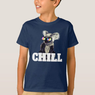 Camiseta Oso de koala fresco estupendo en gafas de sol