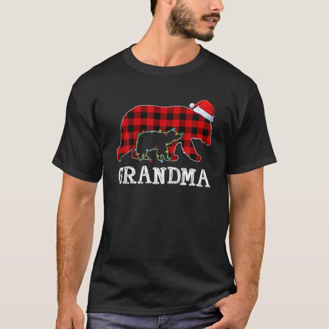 Camiseta Oso de la abuela roja (Anverso)