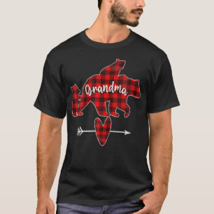 Camiseta Oso de la abuela roja, de búfalo rojo, G