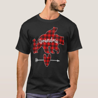 Camiseta Oso de la abuela roja, de búfalo rojo, G