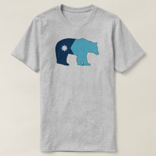 Camiseta Oso de la bandera de Minnesota