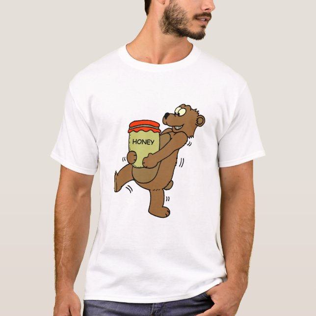 Camiseta Oso de la camiseta: Miel (Anverso)