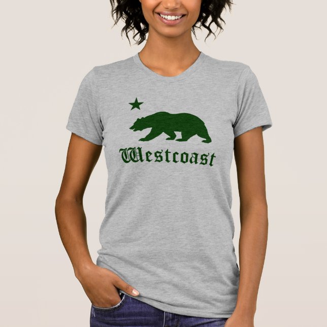 Camiseta Oso de la Costa Oeste (Anverso)