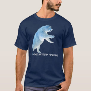 Camiseta Oso de la máquina del misterio (camisa oscura)