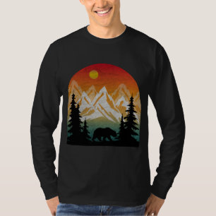 Camiseta Oso de la Naturaleza de la Vintage