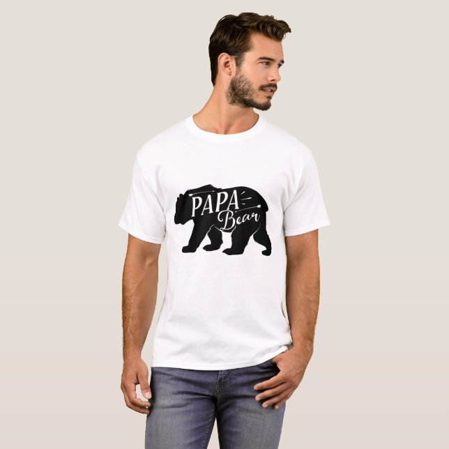 Camiseta Oso de la papá (Anverso completo)