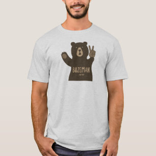 Camiseta Oso de la paz de Bozeman Montana