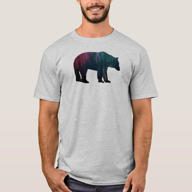 Camiseta Oso de las luces del norte (Anverso)