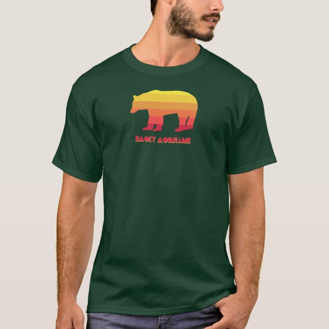Camiseta Oso de las montañas humeantes (Anverso)