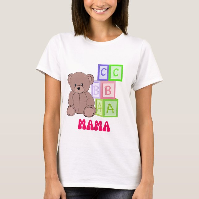 CAMISETA OSO DE MAMA (Anverso)