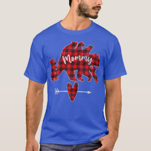 Camiseta Oso De Mami Con 5 Cubos De Mami Rojo De Mujeres