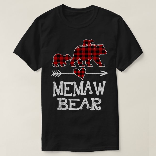 Camiseta Oso De Memas Dos Cubos Navidades De Memas Rojas Pa (Diseño del anverso)