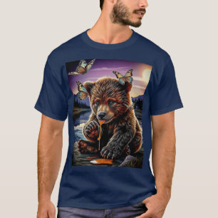Camiseta Oso de miel y mariposas