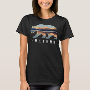 Camiseta Oso de Montana con imagen del lago del Parque Naci