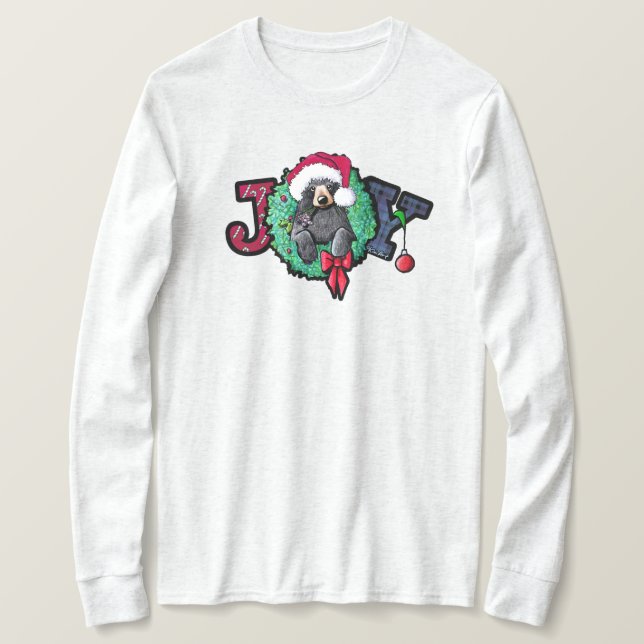 Camiseta Oso de Navidad KiniArt (Anverso del diseño)
