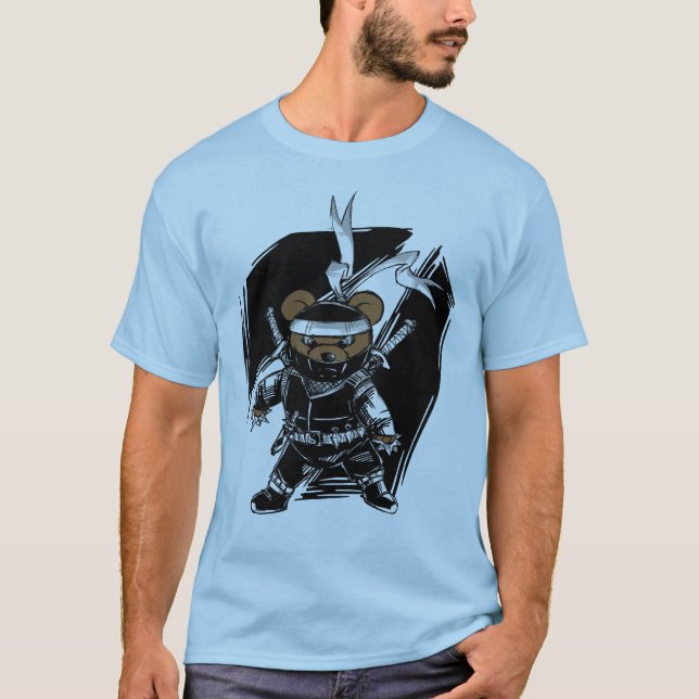 Camiseta Oso de Ninja (Anverso)