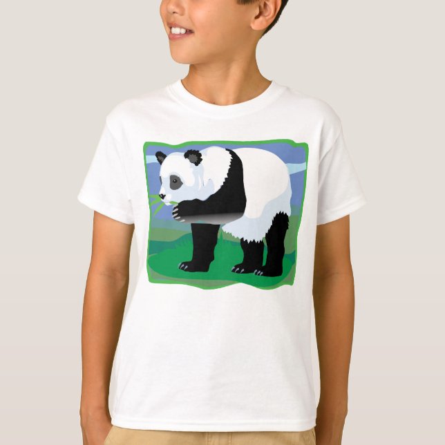 Camiseta Oso de panda de la selva (Anverso)
