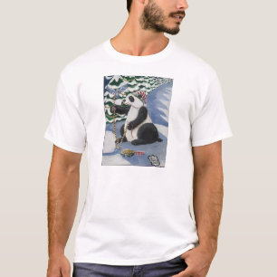 Camiseta Oso de panda del navidad de Toni Donelow Stewart