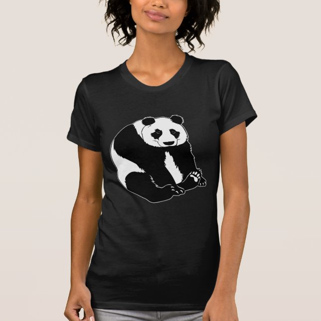 Camiseta Oso de panda mimoso (Anverso)