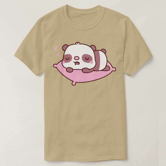 Camiseta Oso de Panda suave (Diseño del anverso)