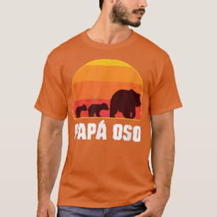 Camiseta Oso de Papa español - Papá de los gemelos - Papa O