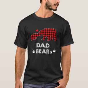 Camiseta OSO de papá   Hombres Navidades rojos de plástico 