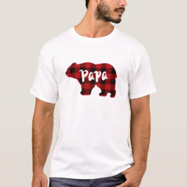 Camiseta Oso de papá - zopenco negro