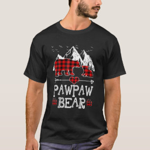 Camiseta Oso De Pawpaw , Oso De Pawpaw De Búfalo Rojo Pajam