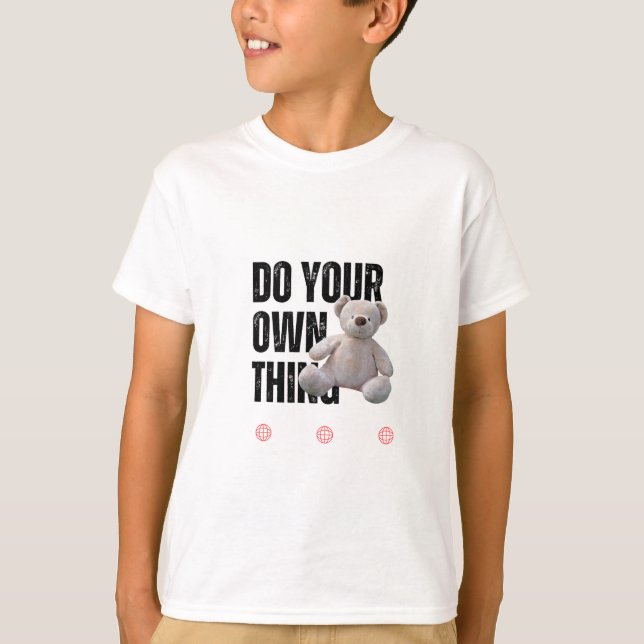 Camiseta oso de peluche (Anverso)