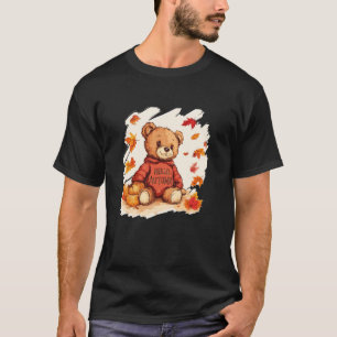 Camiseta Oso de peluche acogedor da la bienvenida a la temp