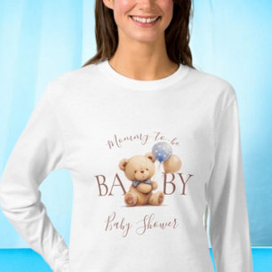 Camiseta Oso de peluche apenas espera a que mamá tenga una