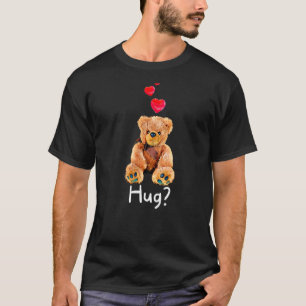 Camiseta Oso de peluche con el corazón abrazado