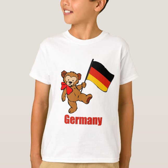 Camiseta Oso de peluche de Alemania (Anverso)