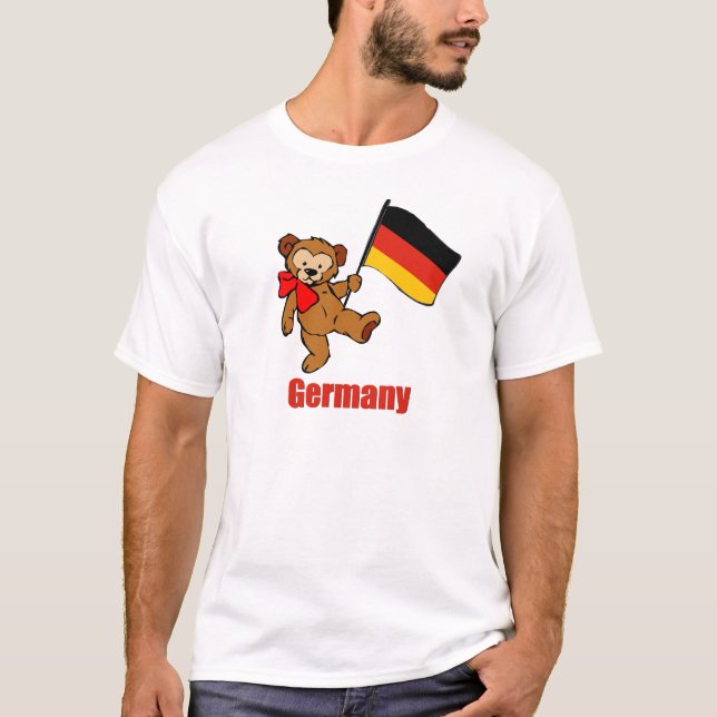 Camiseta Oso de peluche de Alemania (Anverso)
