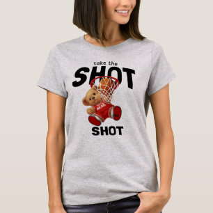 Camiseta Oso de peluche de baloncesto de slam dunk