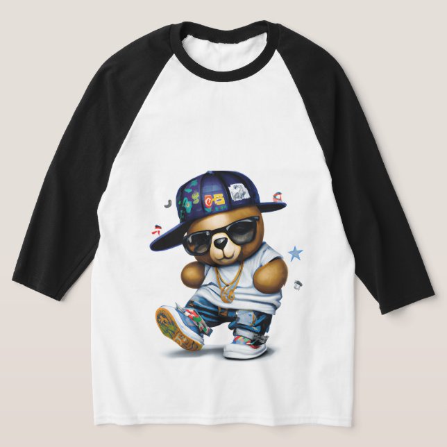 Camiseta Oso de peluche de hip hop (Distribución)