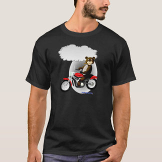 Camiseta Oso de peluche del motorista que habla