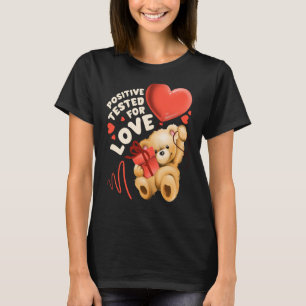 Camiseta Oso de peluche el día de San Valentín con globo de