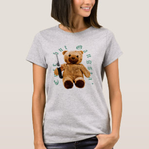 Camiseta Oso de peluche gángster lindo