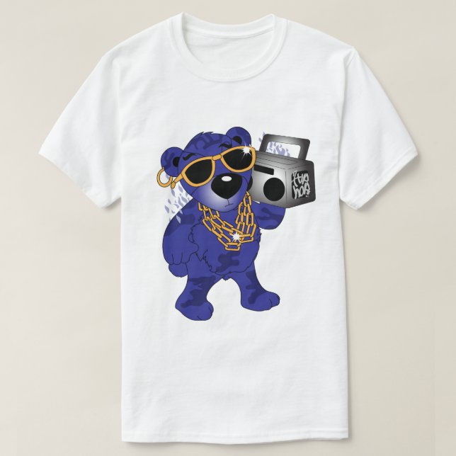Camiseta Oso de peluche HipHop (Diseño del anverso)