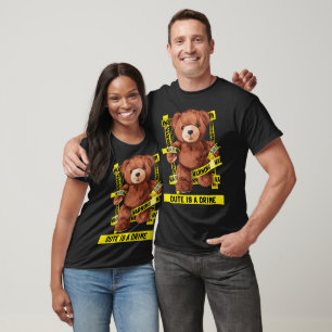 Camiseta Oso de peluche luchador contra el crimen adorable