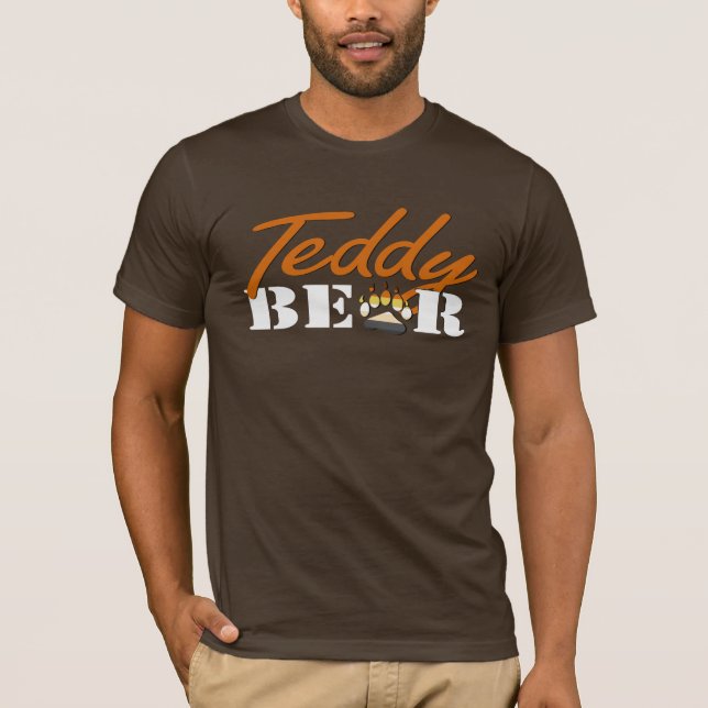 Camiseta Oso de peluche - oscuridad (Anverso)