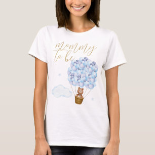 Camiseta Oso de peluche personalizado para futura mamá con 