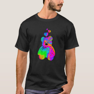 Camiseta Oso de peluche psicodélico Trippy Oso de peluche c