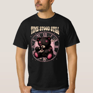 Camiseta Oso de peluche retro espeluznante y lindo gráfico 