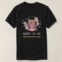 Oso de peluche rosa para futuro papá
